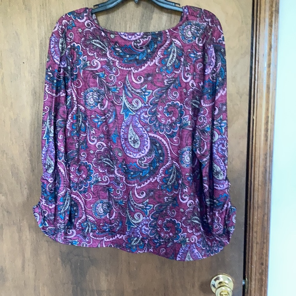 Emily Daniels paisley floral print pattern top PXL - Picture 12 of 17